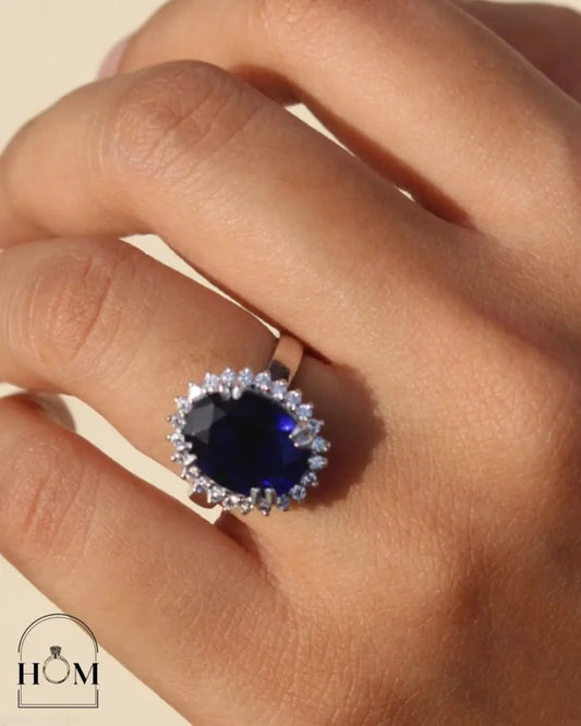 ATLANTIS RING (DARK TOPAZ)