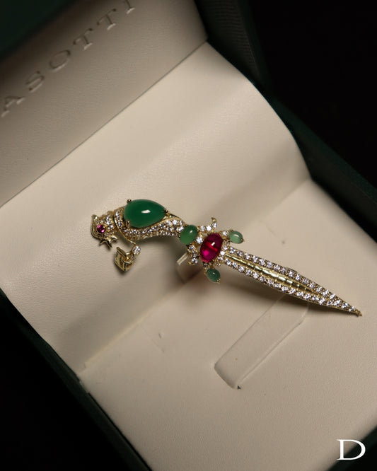 PAROT BROOCH
